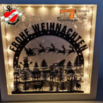 *Schwibbogen* Plotter- und 3mm Laserdatei Basteln mit Holz - Sewando
