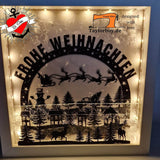 *Schwibbogen* Plotter- und 3mm Laserdatei Basteln mit Holz - Sewando
