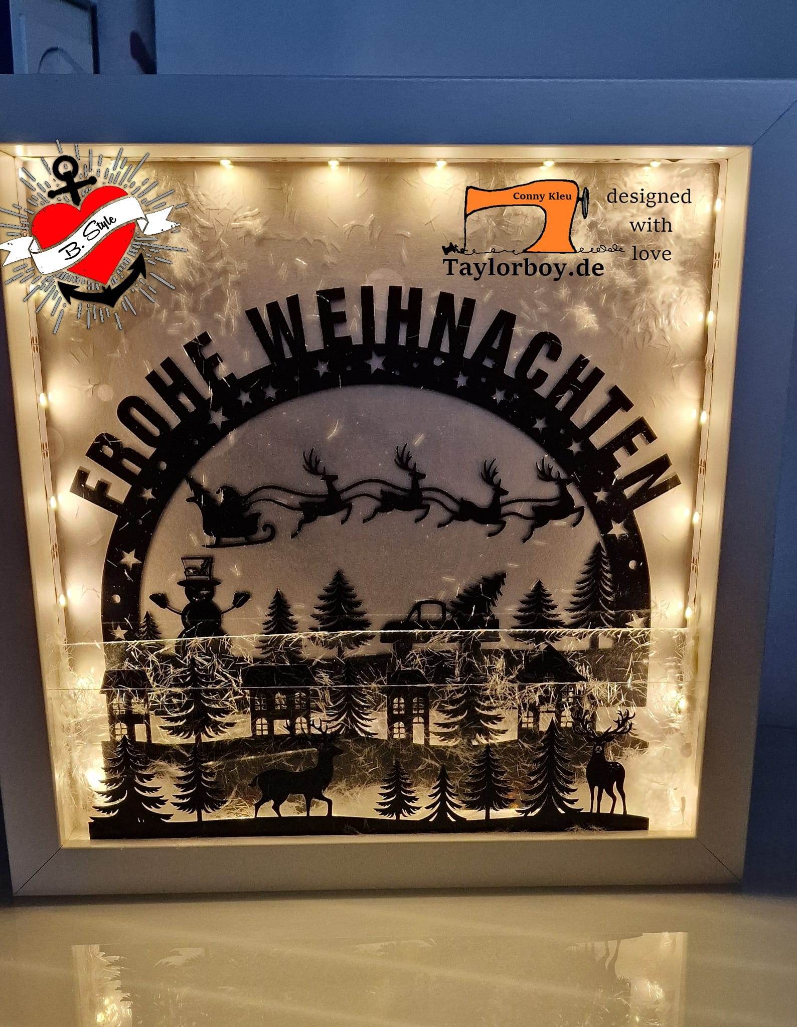 *Schwibbogen* Plotter- und 3mm Laserdatei Basteln mit Holz - Sewando