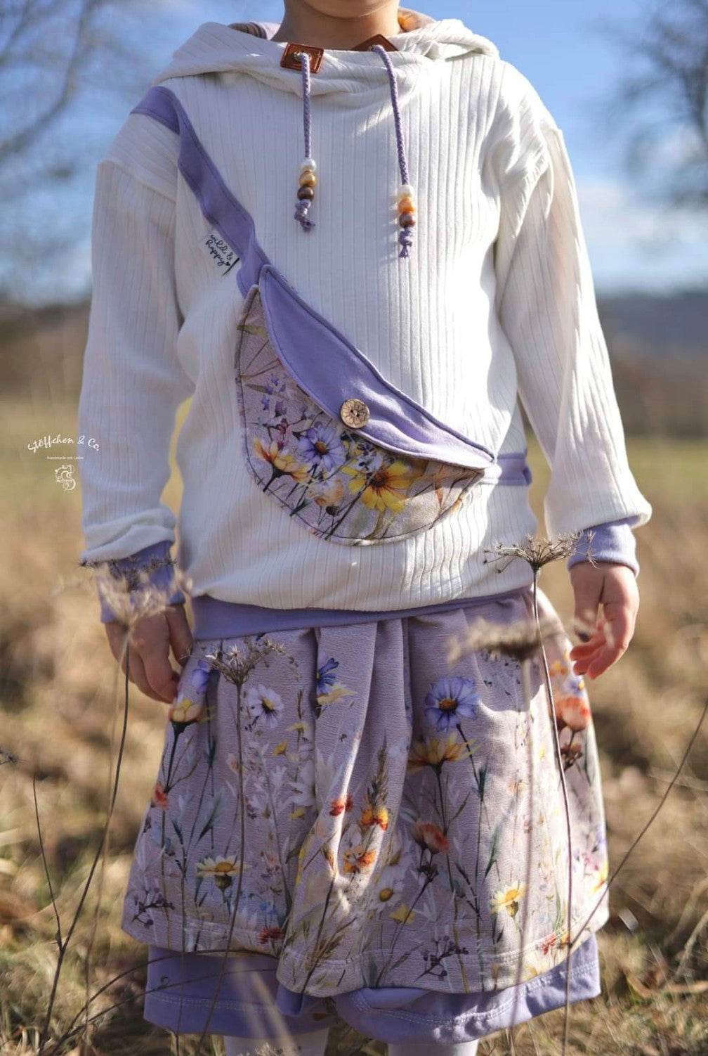 E-Book Bauchtaschenhoodie Gr. 104 - 140 Schnittmuster - Sewando