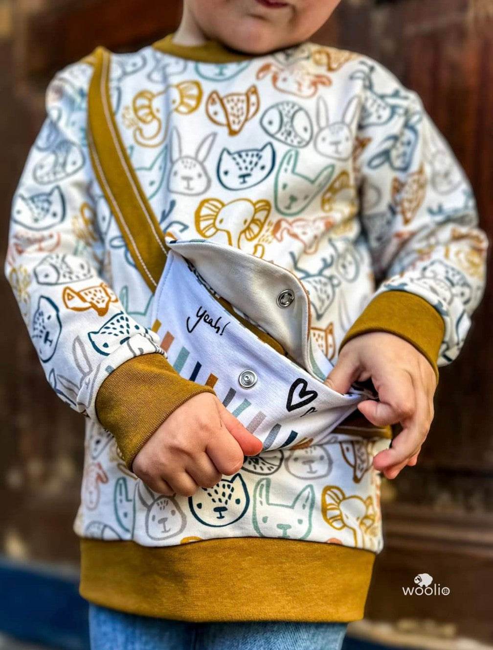 E-Book Bauchtaschenhoodie Gr. 68 bis 98 Schnittmuster - Sewando
