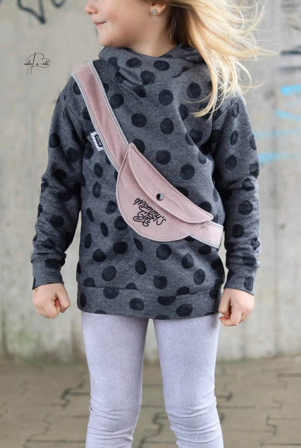 E-Book Bauchtaschenhoodie Gr. 104 - 140 Schnittmuster - Sewando