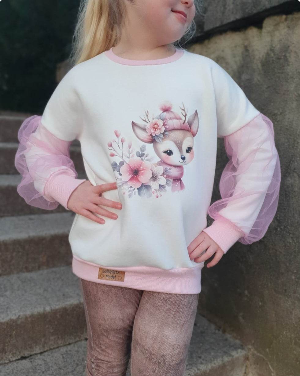 Schnittmuster *Girls Sweater Robin* #Hoodie Gr. 80-176 - Sewando