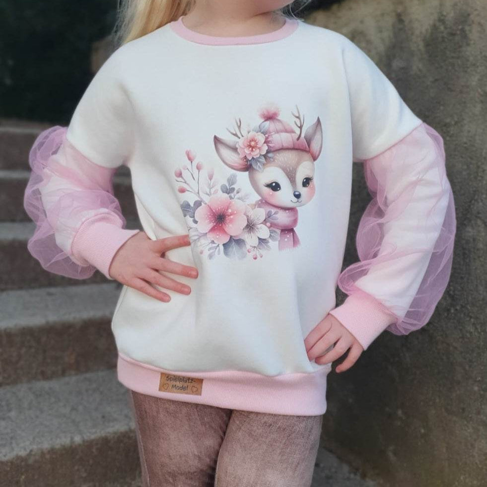 Schnittmuster *Girls Sweater Robin* #Hoodie Gr. 80-176 - Sewando