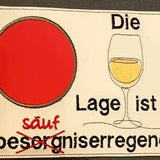 Stickdatei - Mugrug "Besorgniserregend/Besäufniserregend"