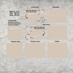 Basteln*3 & 4 mm Getränkerutsche* Laserdatei - Sewando