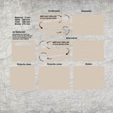Basteln*3 & 4 mm Getränkerutsche* Laserdatei - Sewando