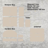 Basteln *3 mm Besteckbox* Laserdatei - Sewando