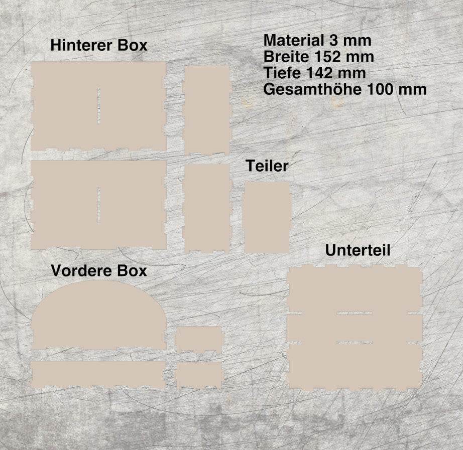 Basteln *3 mm Besteckbox* Laserdatei - Sewando