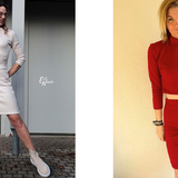 Schnittmuster "Strickkleid " Gr. 34-46,  Anfänger geeignet
