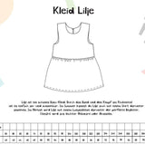 Schnittmuster Mädchenkleid Lilje Gr. 56-164 - Sewando