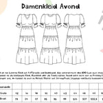 Schnittmuster Kleid Avond Gr. 32-50 - Sewando