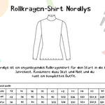 Schnittmuster Rollkragen-Shirt Nordlys Gr. 32-50 - Sewando