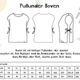 Schnittmuster Pullunder Boven Gr. 32-50 - Sewando