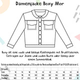 Schnittmuster Jacke Boxy Mor Gr. 32-50 - Sewando
