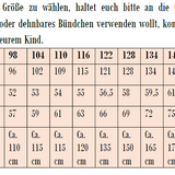 "Winter-Hoodie/Winter-Kleid" ein Schnittmuster in den Größen  80-170