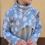 KOMBI E-Book cropped Hoodie Gr. 68 - 140 - Sewando