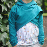 KOMBI E-Book cropped Hoodie Gr. 68 - 140 - Sewando