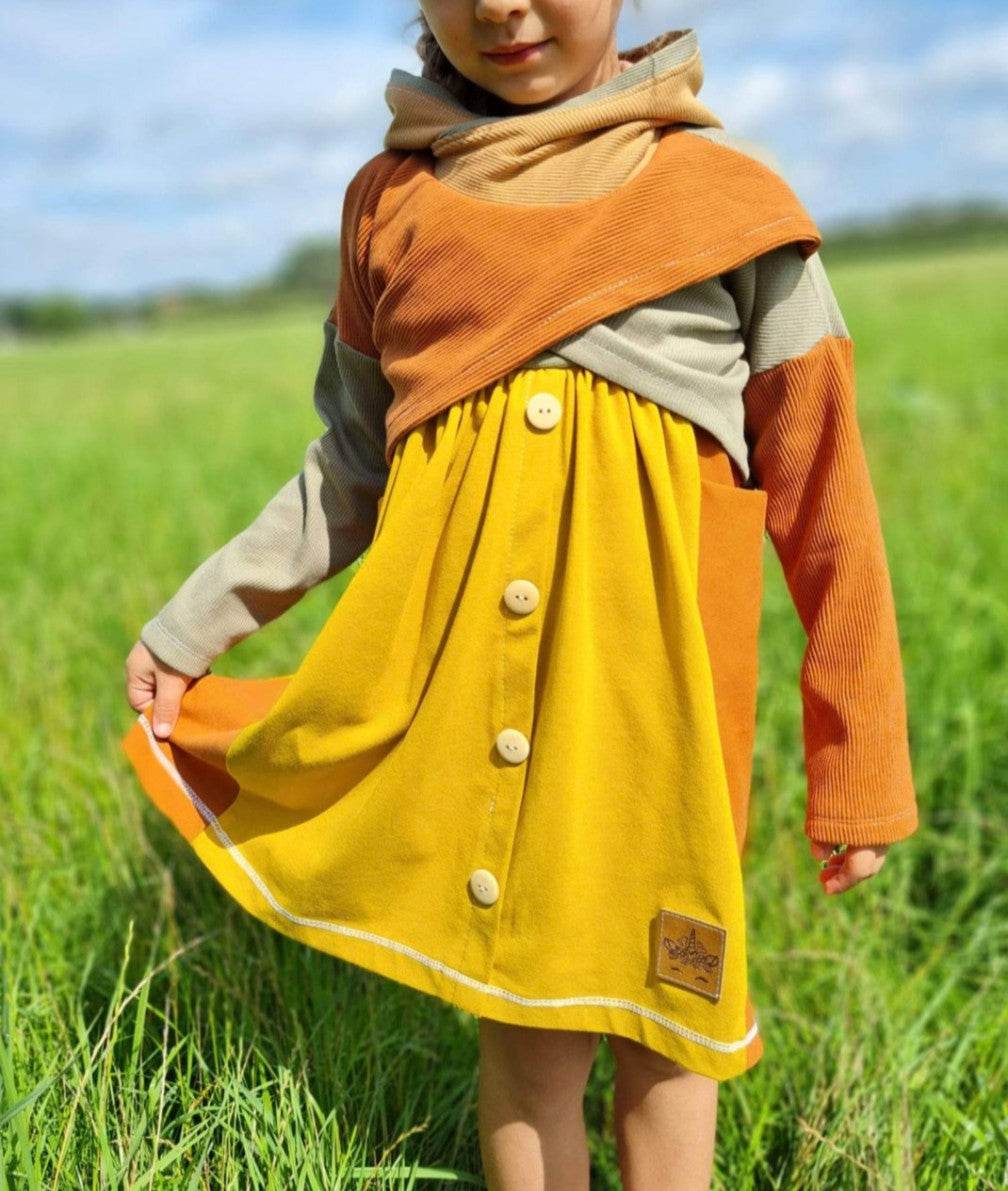 KOMBI E-Book cropped Hoodie Gr. 68 - 140 - Sewando
