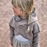 KOMBI E-Book cropped Hoodie Gr. 68 - 140 - Sewando