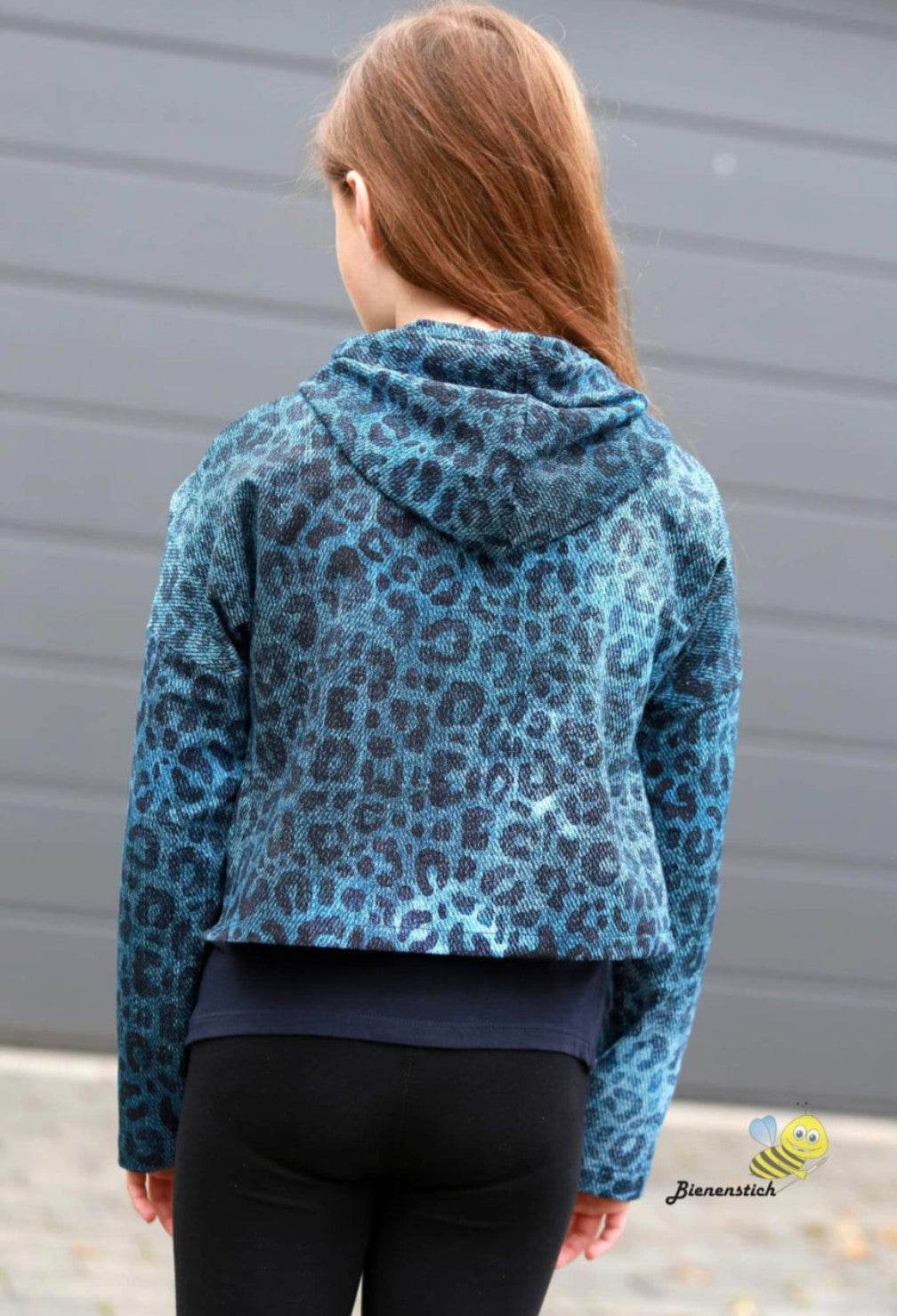 KOMBI E-Book cropped Hoodie Gr. 68 - 140 - Sewando