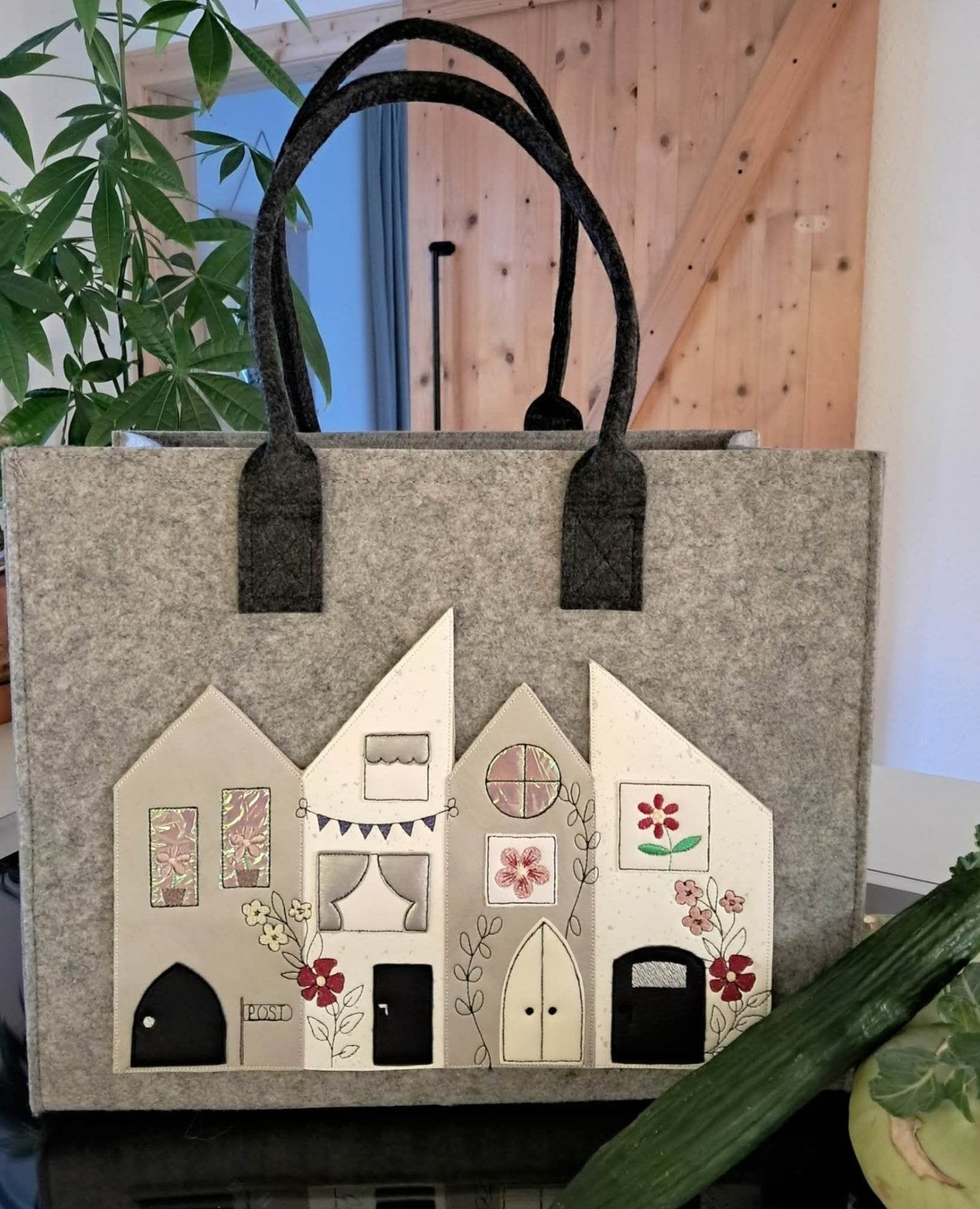 ITH Haus Reihe Sommer 4 Jahreszeiten in 6 Größen ab 13x18 Stickdatei - Sewando