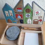 ITH Haus Reihe Sommer 4 Jahreszeiten in 6 Größen ab 13x18 Stickdatei - Sewando