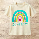 Stickdatei Einschulung Schulkind Regenbogen Set 635
