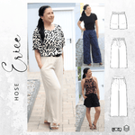 BUNDLE Schnittmuster PDF Ebook Shirt ARNARA Gr. 34-54 + Hose ERICE Gr. 32-56 - Sewando