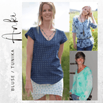 Schnittmuster Bluse/ Tunika ANKI Gr. XS-XXL : - Sewando