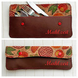 4x Stickdatei Besteckmappe Mahlzeit - Sewando