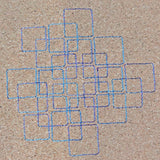 7x Stickdatei Quadrate Redwork - Sewando
