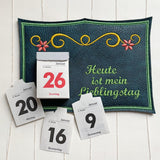 4x Stickdatei "Ringel" ITH Schild mit Ranke