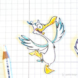 Digi Stamp Set "Möwe" - Drucken | Basteln | Plotterdatei