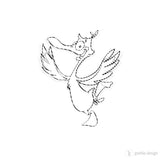 Digi Stamp Set "Möwe" - Drucken | Basteln | Plotterdatei