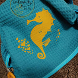 Plottervorlage "Seaside Seahorse" Plotterdatei