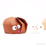 Plotterdatei - Geschenkverpackung „Muffin mit Sahnetupferl“ inkl. Anleitung - Sewando