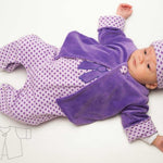 Set Baby Jacke Strampler und Mütze als Sparpaket Schnittmuster Ebook pdf Schnittmuster PDF Ebook download Patternforkids 