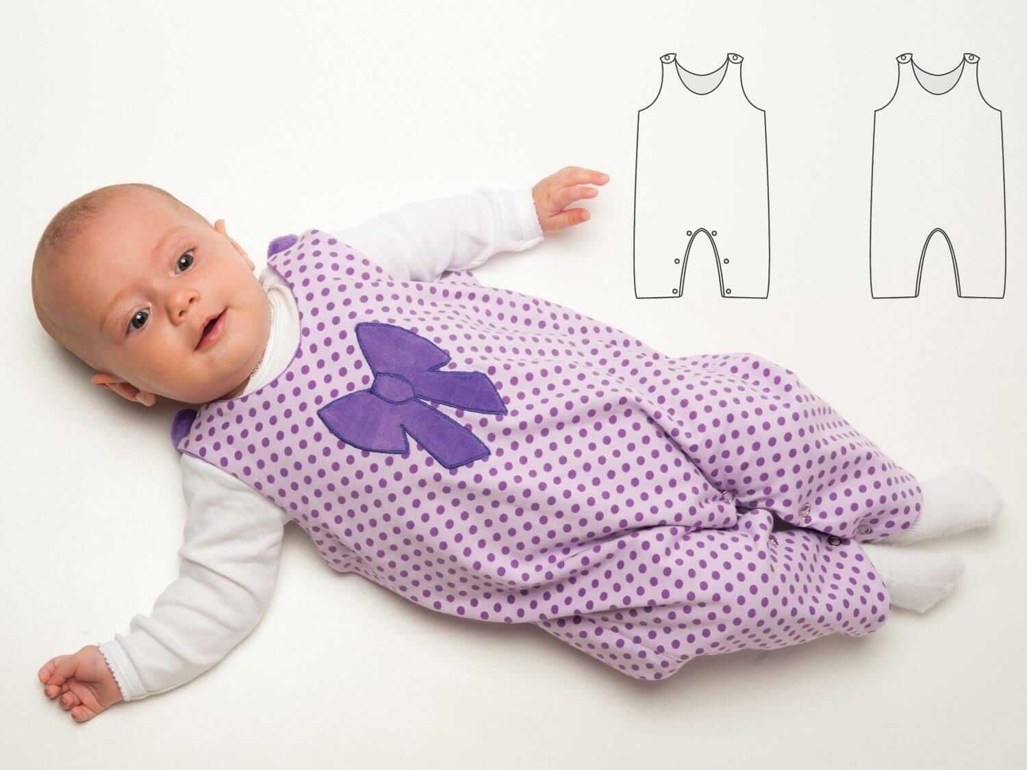 Set Baby Jacke Strampler und Mütze als Sparpaket Schnittmuster Ebook pdf Schnittmuster PDF Ebook download Patternforkids 