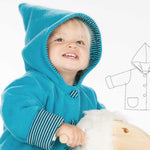 Set Baby Jacke und Hose TORINO + TORETTO Schnittmuster Ebook pdf Größen: 56/62, 68/74, 80/86, 92/98 Schnittmuster PDF Ebook download Patternforkids 