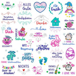 Stickdatei Set für alle Anlässe 124 Designs in verschiedenen Größen - Sewando