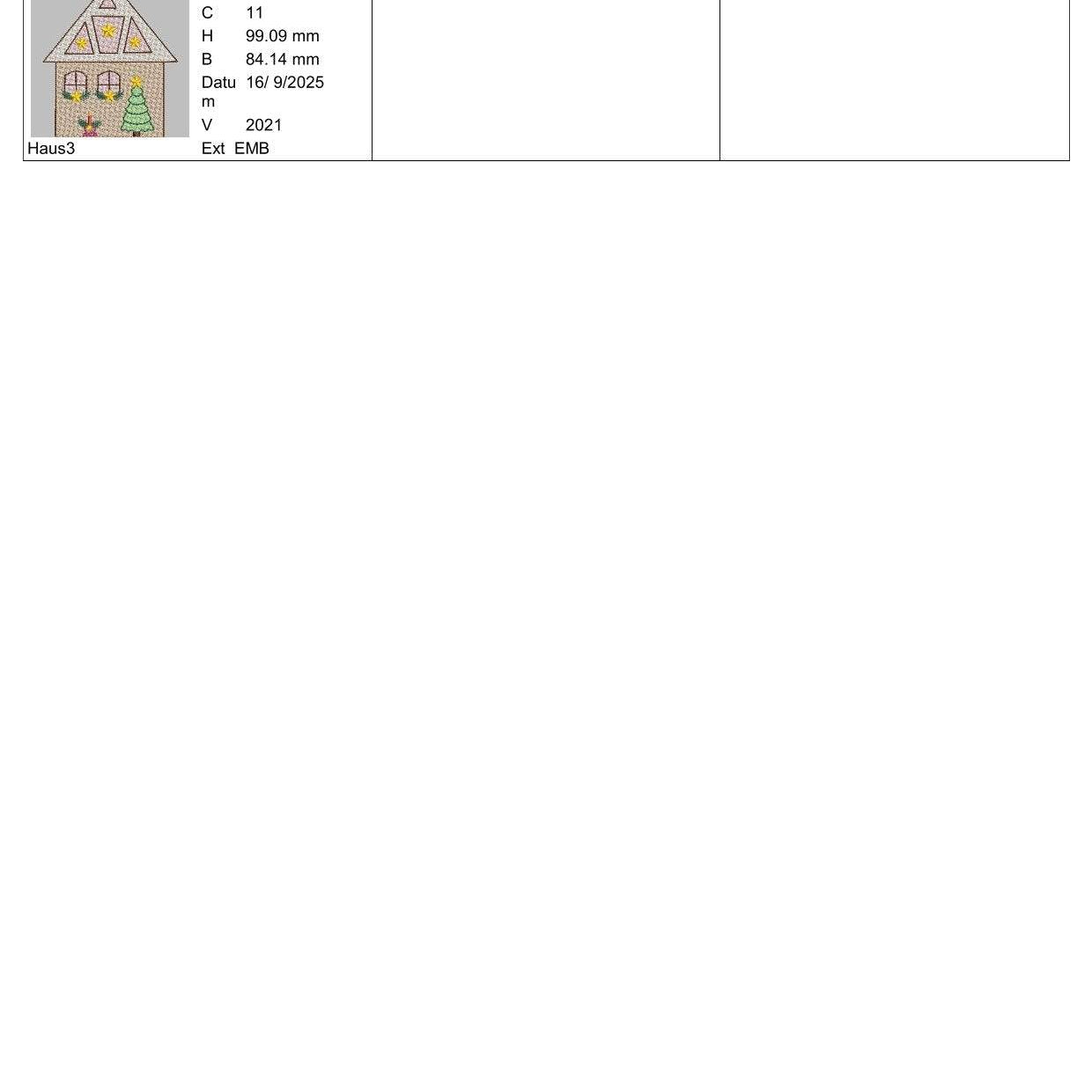 Stickdatei Winterdorf Set 1 Set 2581 10x10 - Sewando