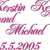 Stickdatei Schrift ABC 25mm Alphabet Buchstaben Set 400 - Sewando