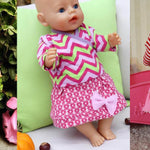 OUTFIT: SHIRT ROCK MANTEL U-SET EBOOK PUPPEN: GRÖSSE 40-45 CM - Sewando