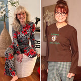 Schnittmuster Langarmshirt CLARA | V-Ausschnitt oder Rundhals, Langarm | Gr. 34-48 (PDF)