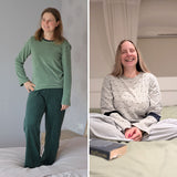 Schnittmuster Langarmshirt CLARA | V-Ausschnitt oder Rundhals, Langarm | Gr. 34-48 (PDF)