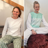 Schnittmuster Langarmshirt CLARA | V-Ausschnitt oder Rundhals, Langarm | Gr. 34-48 (PDF)