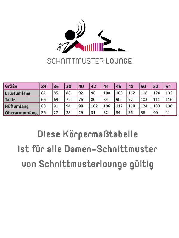 Schnittmuster Katrice - Kleid Gr. 34-54 - Sewando