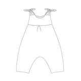 Schnittmuster Set LUNA CHARLOTTE PDF 2 Varianten Strampler Overall