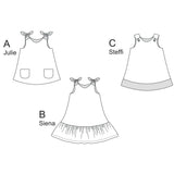 Schnittmuster A Linien Kleid SIENA STEFFI JULE PDF